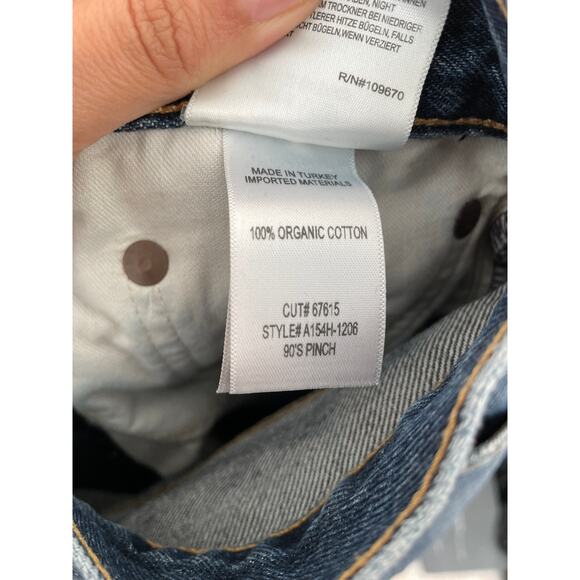 AGOLDE 90's Pinch Waist High Rise Straight Jeans - Picture 4 of 5